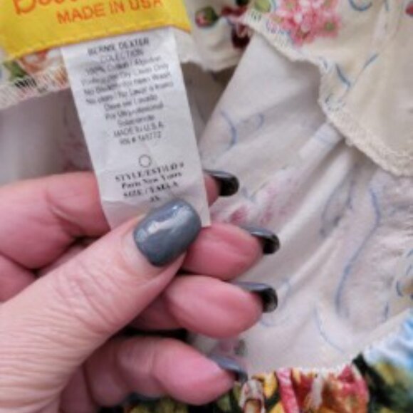 Bernie Dexter Paris dress in Serenity print rare unicorn 3x - Picture 8 of 9